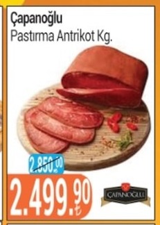 Çapanoğlu Pastırma Antrikot Kg.