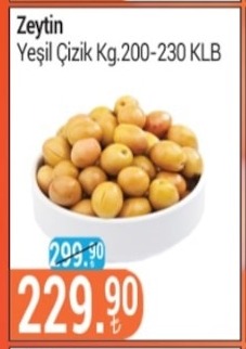 Zeytin Yeşil Çizik Kg.200-230 Klb