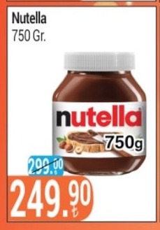 Nutella 750 Gr.