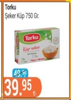 Torku Şeker Küp 750 Gr
