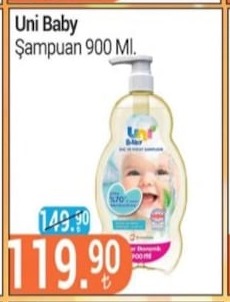 Uni Baby Şampuan 900 Ml