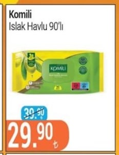 Komili Islak Havlu 90'Lı