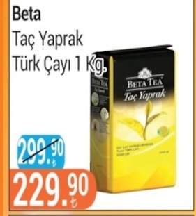 Beta Taç Yaprak Türk Çayı 1 Kg.