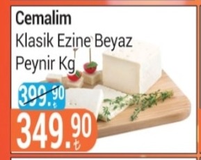 Cemalim Klasik Ezine Beyaz Peynir Kg