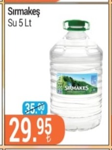 Sırmakeş Su 5 Lt