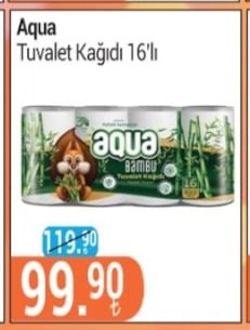Aqua Tuvalet Kağıdı 16'Lı