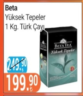 Beta Yüksek Tepeler 1 Kg Türk Çayı