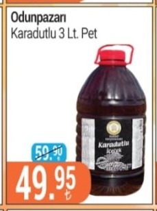Odunpazarı Karadutlu 3 Lt. Pet