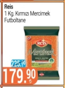 Reis 1 Kg. Kirmizi Mercimek Futboltane