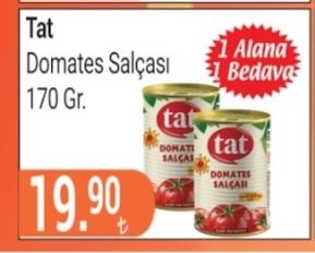 Tat Domates Salçası 170 Gr.