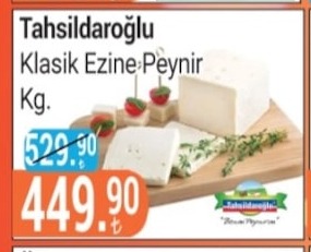Tahsildaroğlu Klasik Ezine Peynir Kg.