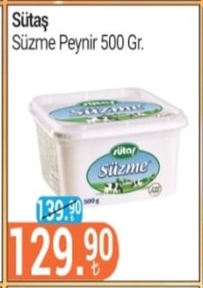Sütaş Süzme Peynir 500 Gr.