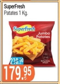 Superfresh Patates 1 Kg.