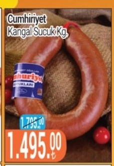 Cumhuriyet Kangal Sucuk Kg