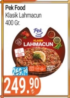 Pek Food Klasik Lahmacun 400 Gr