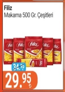 Filiz Makarna 500 Gr Çeşitleri