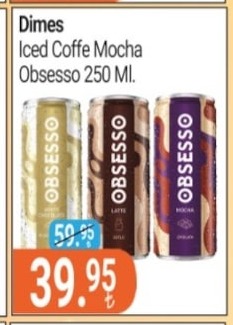 Dimes Iced Coffee Mocha Obsesso 250 Ml