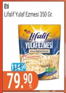 Eti Lifalif Yulaf Ezmesi 350 Gr.