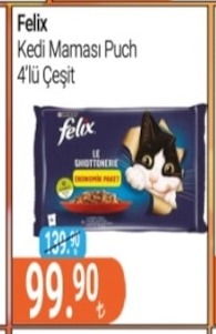 Felix Kedi Mamasi Puch 4'Lü Çeşit