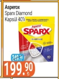 Asperox Sparx Diamond Kapsül 40'Lı