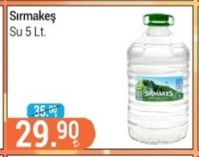 Sırmakeş Su 5 Lt.