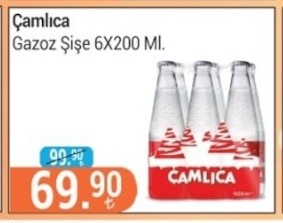 Çamlıca Gazoz Şişe 6X200 Ml.