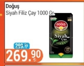 Doğuş Siyah Filiz Çay 1000 Gr