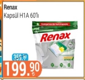 Renax Kapsül H1A 60'Lı
