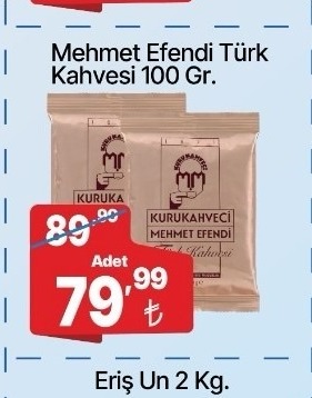 Mehmet Efendi Türk Kahvesi 100 Gr