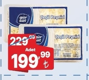 Gür Süt Çeçil Peyniri 500 Gr.