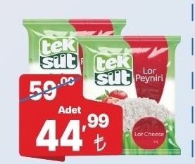 Tek Süt Lor Peyniri