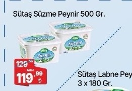 Sütaş Süzme Peynir 500 Gr.