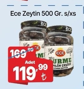 Ece Zeytin 500 Gr. S/Xs