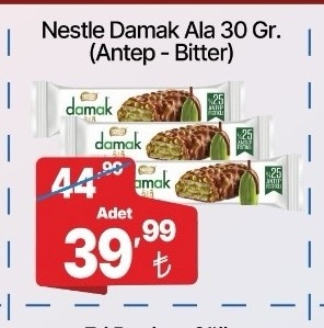 Nestle Damak Ala 30 Gr. (Antep - Bitter)
