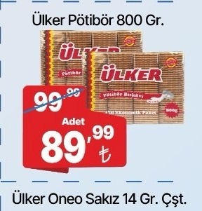 Ülker Pötibör 800 Gr.