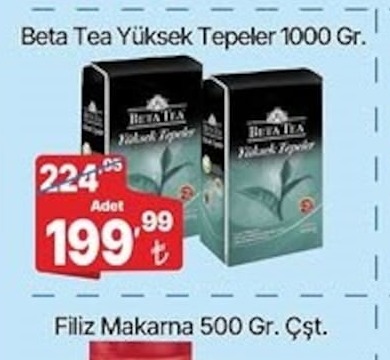 Beta Tea Yüksek Tepeler 1000 Gr.