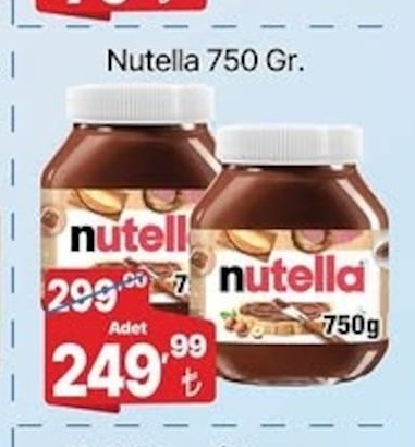 Nutella 750 Gr.