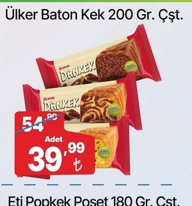 Ülker Baton Kek 200 Gr Çşt