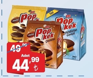 Eti Pop Kek Çeşitleri 100 Gr
