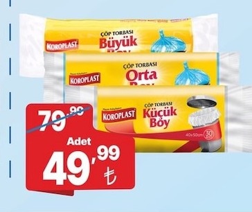 Koroplast Çöp Torbası