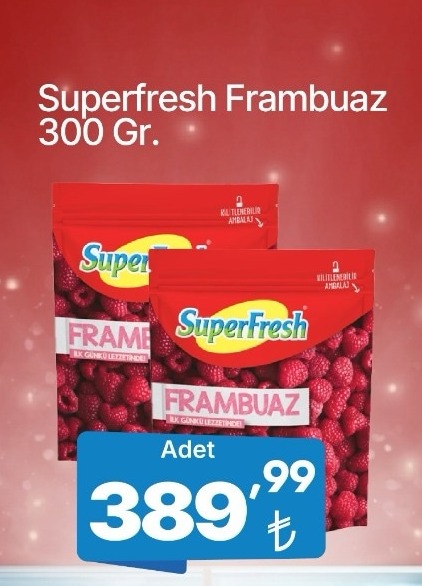 Superfresh Frambuaz 300 Gr.