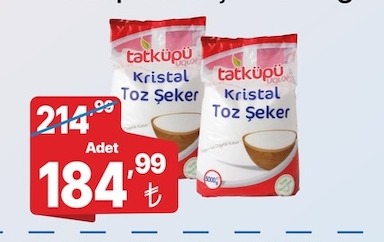Tatküpü Kristal Toz Şeker