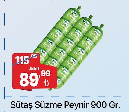 Sütaş Süzme Peynir 900 Gr