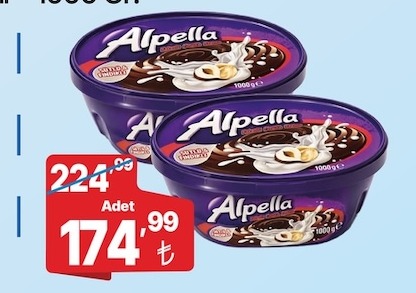 Alpella Sürülebilir Fındık Kremalı 1000 G