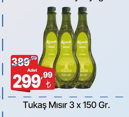 Tukaş Mısır 3 X 150 Gr.