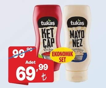 Tukaş Ketçap Mayonez Ekonomik Set