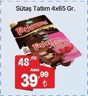 Sütaş Tatlım 4X65 Gr