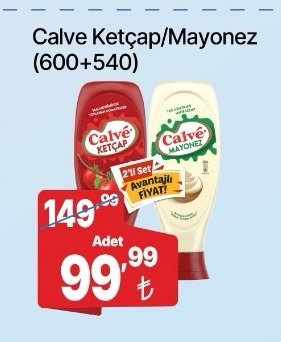 Calve Ketçap / Mayonez (600+540)