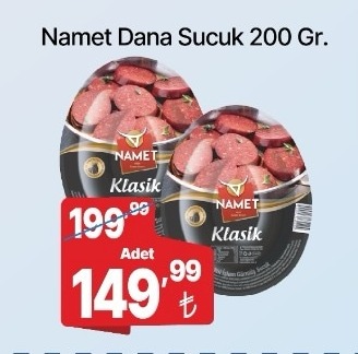 Namet Dana Sucuk 200 Gr.