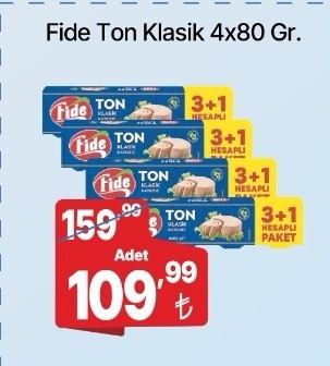 Fide Ton Klasik 4X80 Gr.